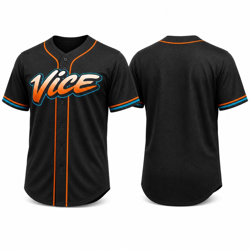Houston Vice Fan Jersey - Black