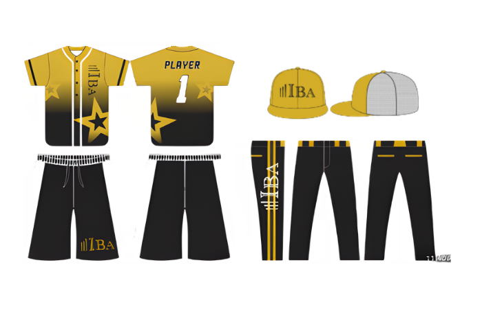 IBA Gold and Black Uniform