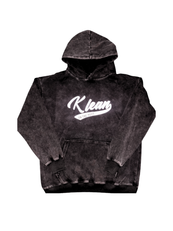 Klean “On The Move” Hoodie – Washed Black Edition